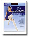 внешний вид упаковки колготок Glamour, модель: EDELWEISS 80