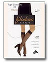 внешний вид упаковки колготок Filodoro Classic, модель: Top Comfort 20 Opaco Gamb.