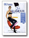 внешний вид упаковки колготок Glamour, модель: EDELWEISS 80 VITA BASSA 