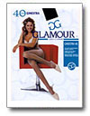 внешний вид упаковки колготок Glamour, модель: GINESTRA 40