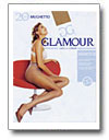 внешний вид упаковки колготок Glamour, модель: MUGHETTO 20