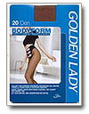 внешний вид упаковки колготок Golden Lady, модель: Bodyform 20